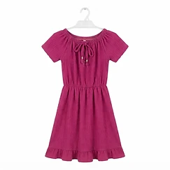 Girls' Crinkle Fabric 2-Piece Dress Set Wholesale