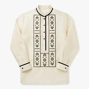 Wholesale Traditional Jusi Linen Barong Tagalog with Embroidery