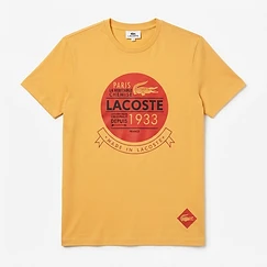 Lacoste Graphic T-Shirt - Paris 1933 Cotton Crew Neck