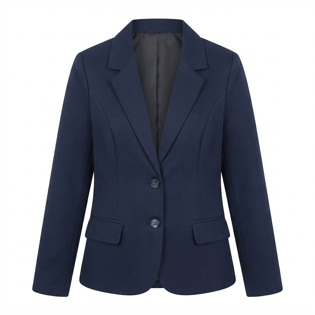 Wholesale Women's Structured Lapel Blazer Suit Jacket