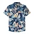 Wholesale Tropical Print Short Sleeve Button-Up Shirt