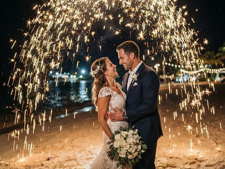 Waterfront Bermuda wedding