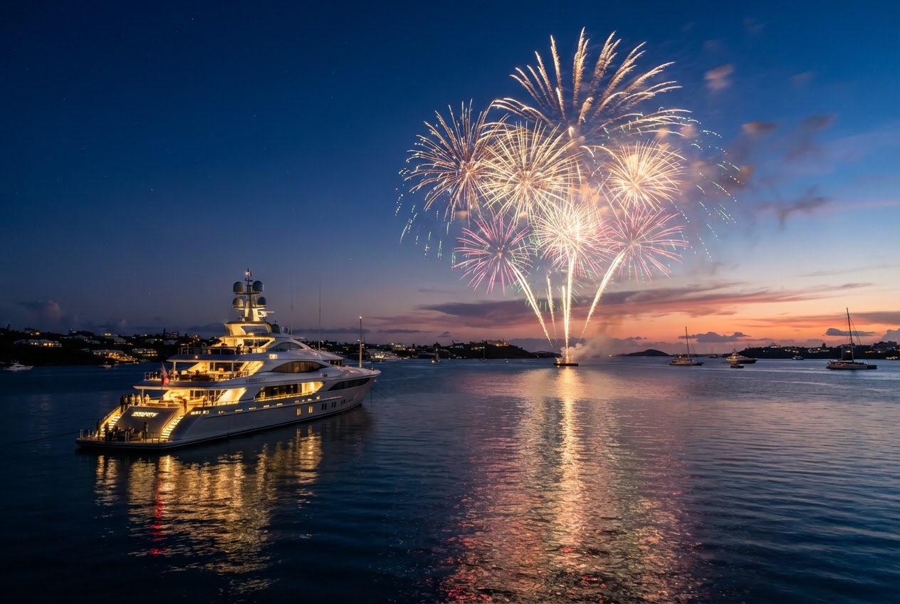 Bermuda fireworks experience