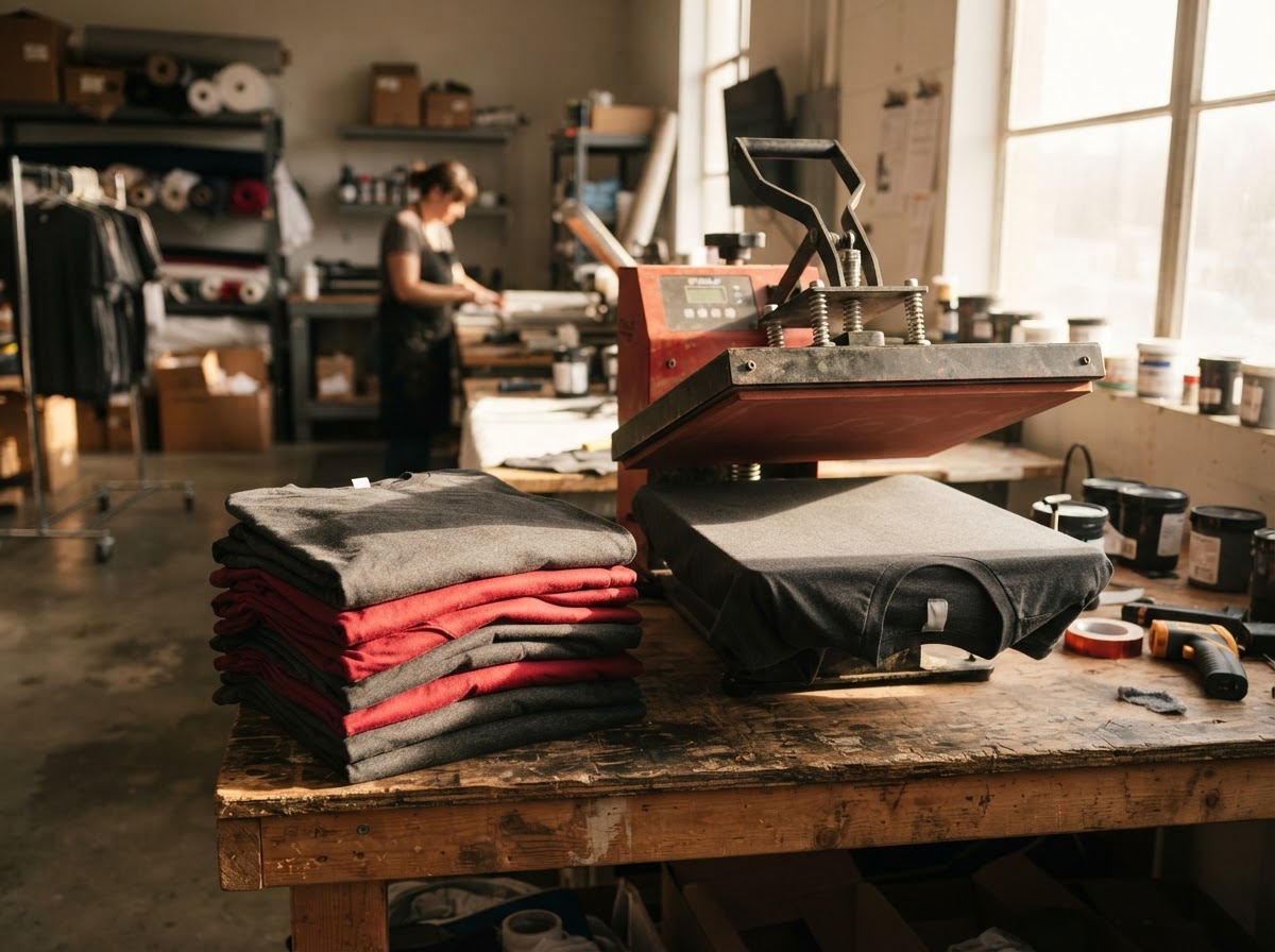 Apparel prepared for a branded garment run