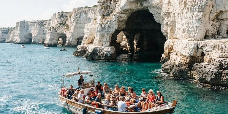 Tour in barca della costa del Gargano