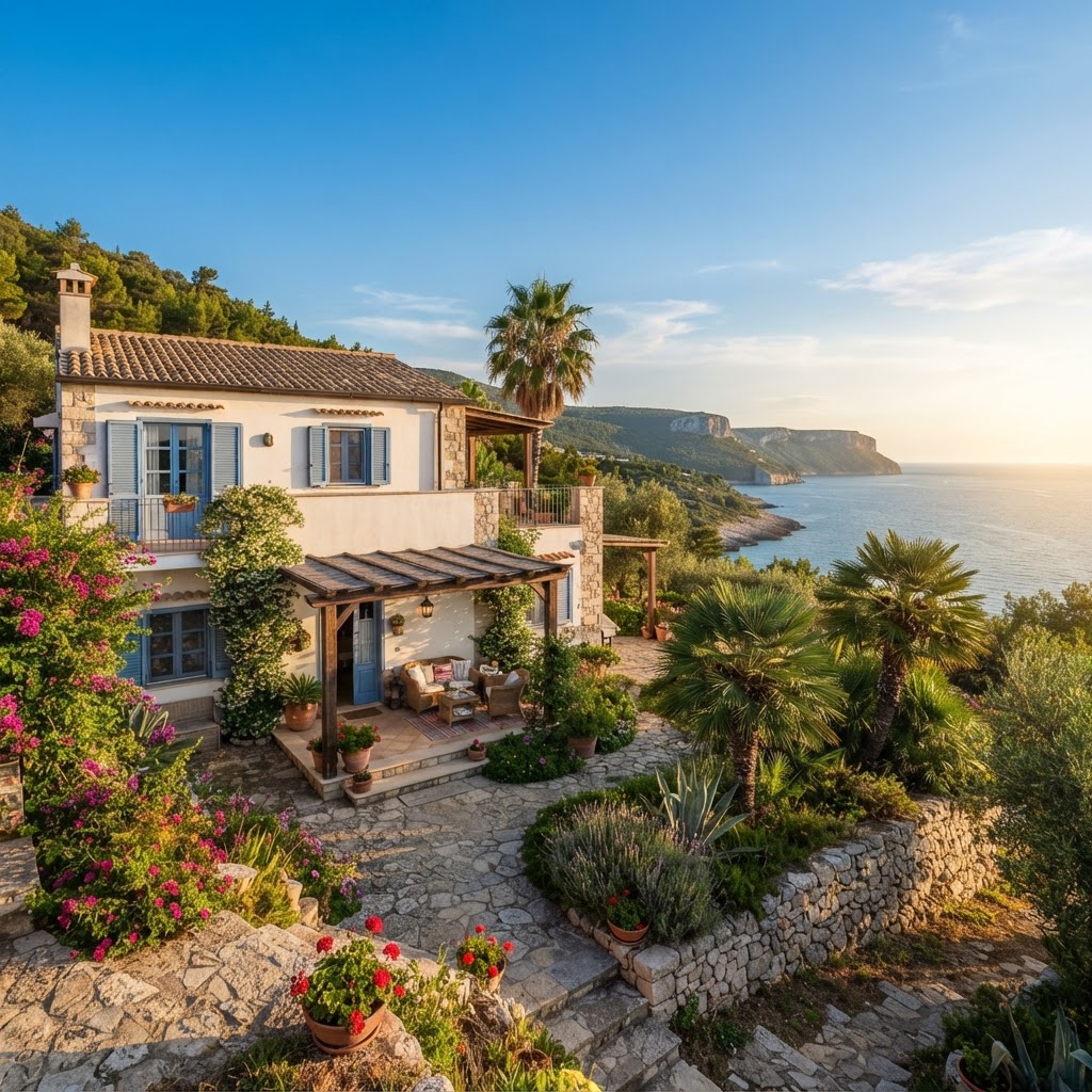 Single House In Uncontaminated Nature Sea View