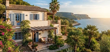Single House In Uncontaminated Nature Sea View