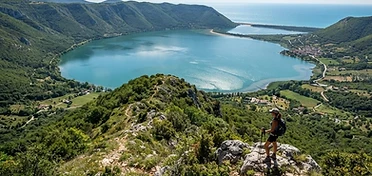 Trekking panoramico dell'anfiteatro naturale del Lago di Varano