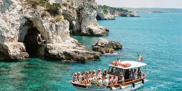 Tramonti Lesinesi - Giro in barca con il Sandalo del pescatore