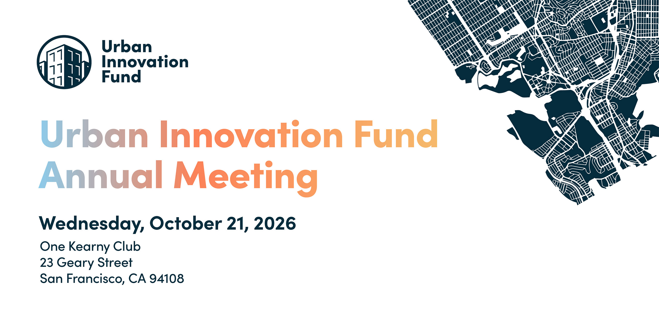 Urban Innovation Fund Annual Meeting 2026