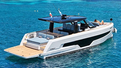 FJORD 41 XL luxury yacht cruising in Sardinia