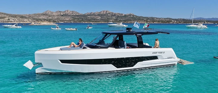 Sardinia from the water