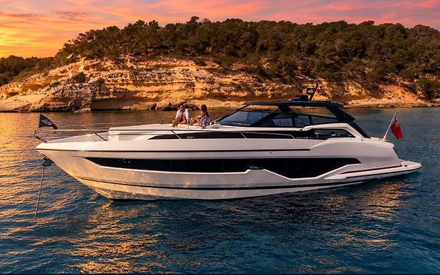 Private luxury sunset cruise aboard a yacht in Northern Sardinia