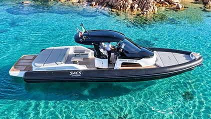 SACS Marine Strider 13 maxi RIB cruising in Sardinia
