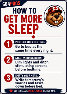 HOW TO GET MORE SLEEP