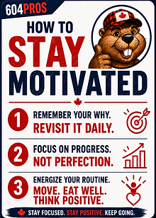 HOW TO STAY MOTIVATED