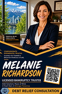 Melanie Richardson, Licensed Bankruptcy Trustee — Free Financial Consultation