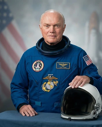 Still frame: John H. Glenn Jr.