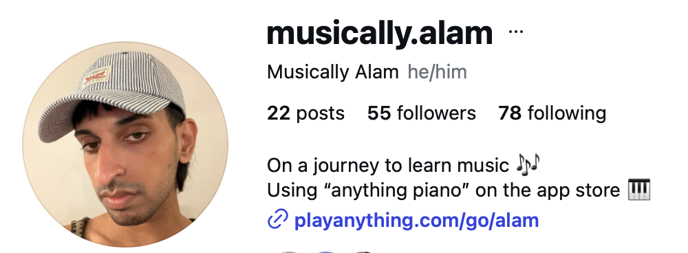 musically.alam Instagram profile