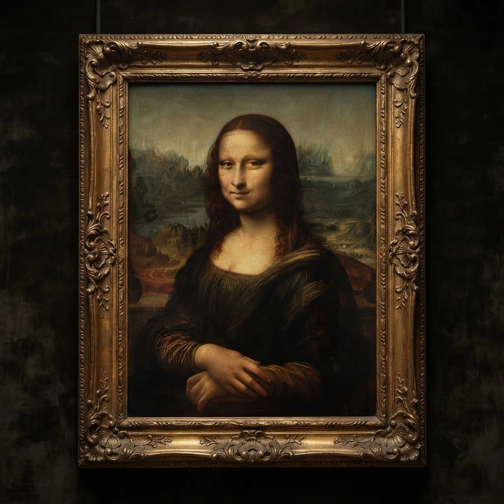 Mona Lisa · AI Replica