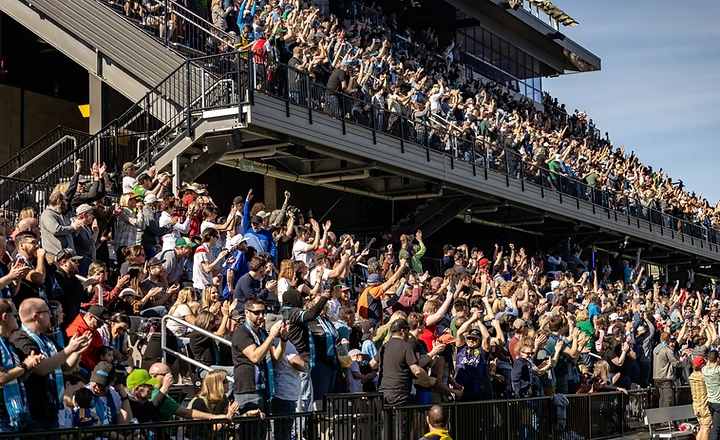 Event grandstand crowd