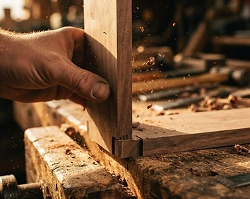 Dovetail joint detail