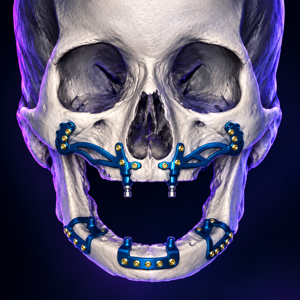 Subperiosteal implant 3D visualization