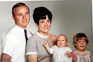 Dennis and Louise with their young family