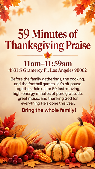 59 Minutes of Thanksgiving Praise