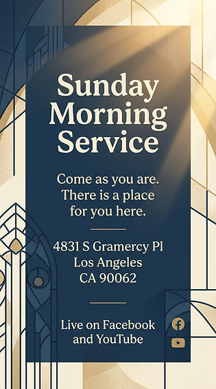 Sunday Morning Worship