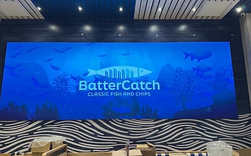 P2.5 Indoor LED Screen — BatterCatch, AEON Mall Tebrau City — Johor Bahru