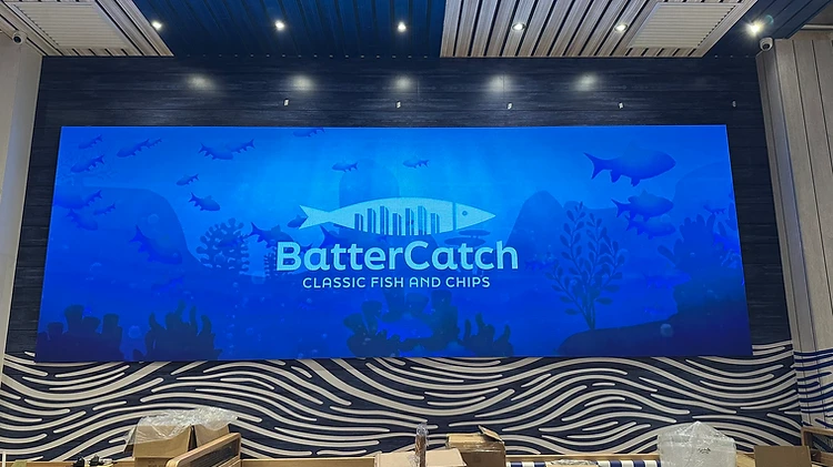 P2.5 Indoor LED Screen — BatterCatch, AEON Mall Tebrau City — Corporate in Johor Bahru