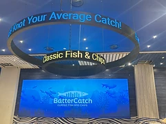 Dual Circular LED Displays — BatterCatch, AEON Mall Tebrau City — image 3 in Johor Bahru