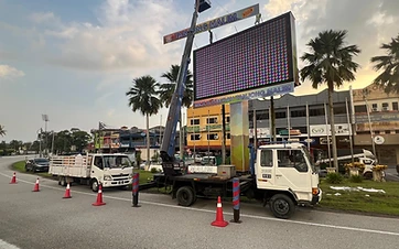 P5 Outdoor LED Screen — Tanjong Malim Government Project — Government LED display in Tanjong Malim