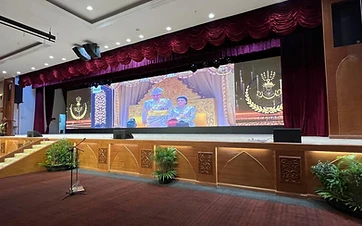 P2 Indoor LED Screen — SUK Perak Dewan Banquet — Government LED display in SUK Perak Dewan Banquet — view 4