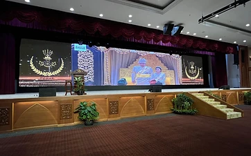 P2 Indoor LED Screen — SUK Perak Dewan Banquet — Government LED display in SUK Perak Dewan Banquet — view 3