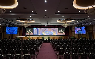 P2 Indoor LED Screen — SUK Perak Dewan Banquet — Government LED display in SUK Perak Dewan Banquet — view 2