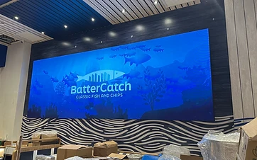 P2.5 Indoor LED Screen — BatterCatch, AEON Mall Tebrau City — Corporate LED display in Johor Bahru — view 3