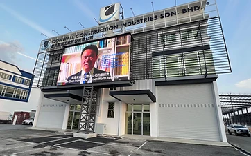 P5 Outdoor LED Screen — Conwall Construction Industries Sdn. Bhd. — Corporate LED display in Sungai Jawi — view 4