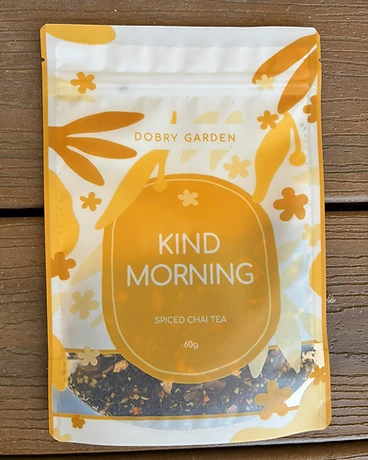 Kind Morning — Spiced Chai Tea by Dobry Garden, photographed in the garden