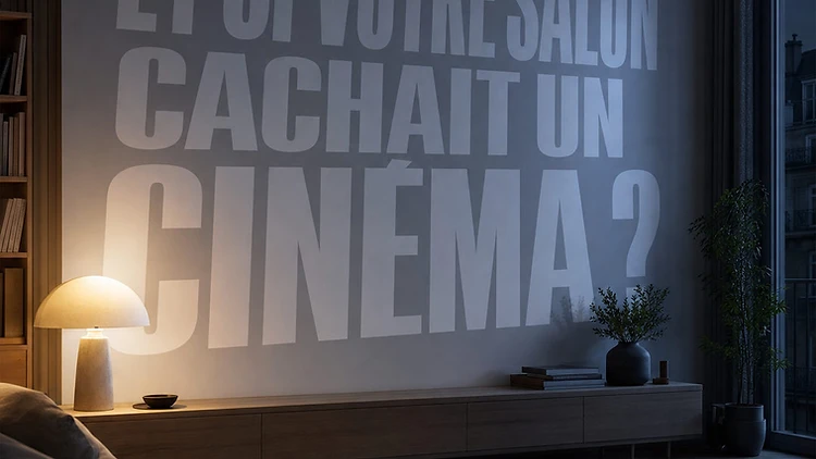 Et si votre salon cachait un cinéma ?