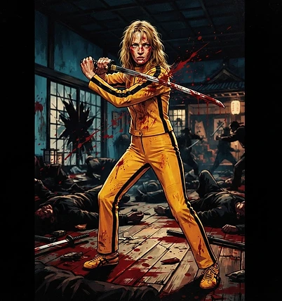 Affiche cinématique, Kill Bill: The Whole Bloody Affair