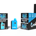 Cookies Blue Raz 5 g Vape mit Verpackung und Thekendisplay