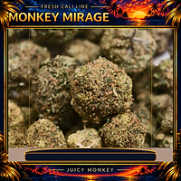 Monkey Mirage – echte D10 Cali Flowers im passenden Fresh-Cali-Line-Rahmen