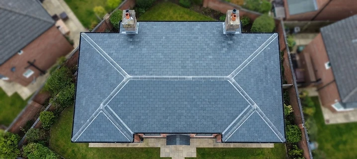 Drone inspection of a residential roof
