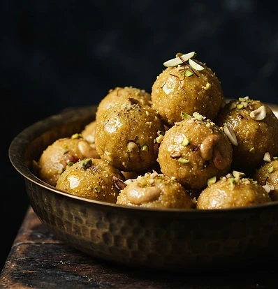 Hand-rolled ladoos