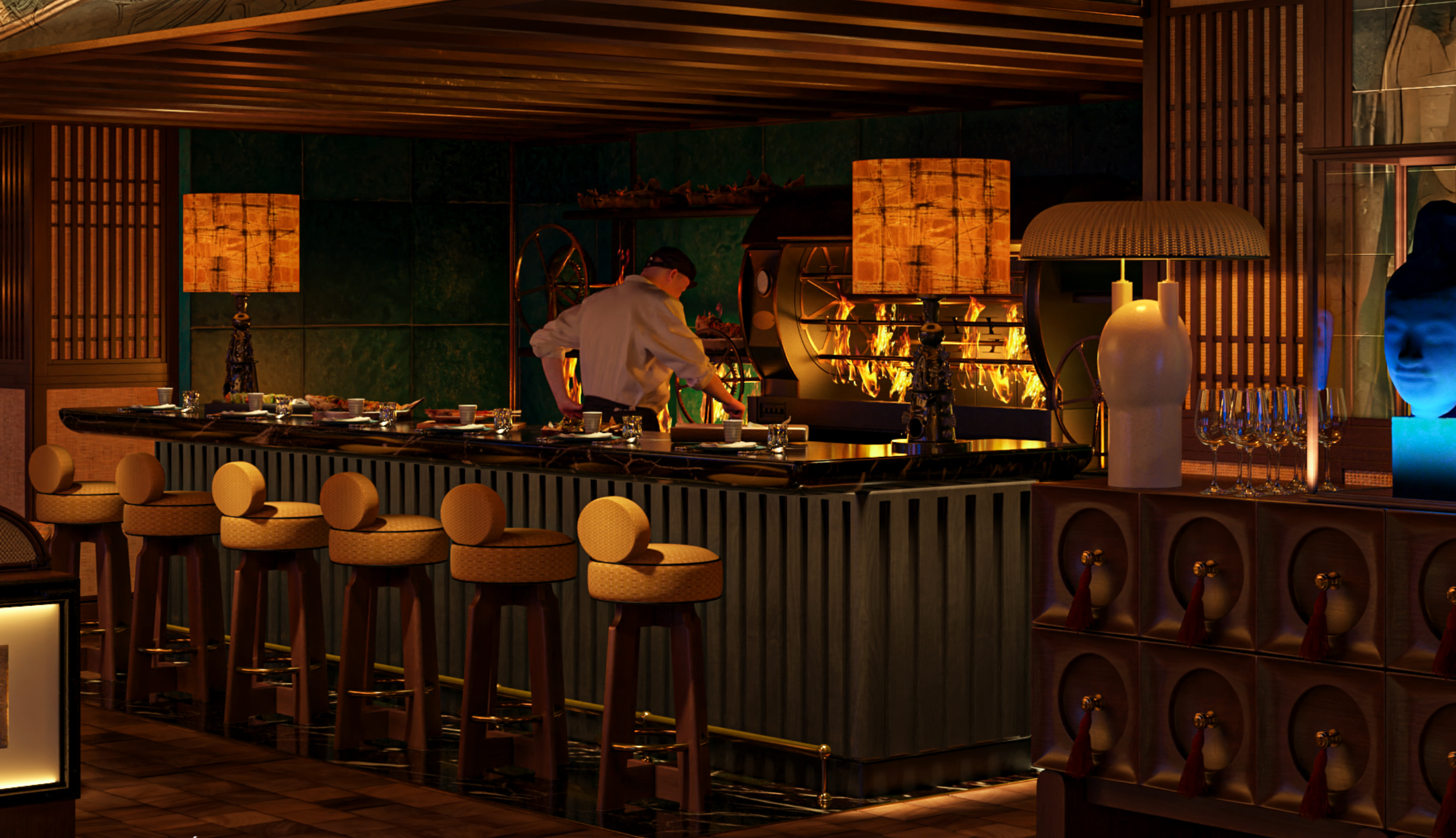 Sushi Club interior