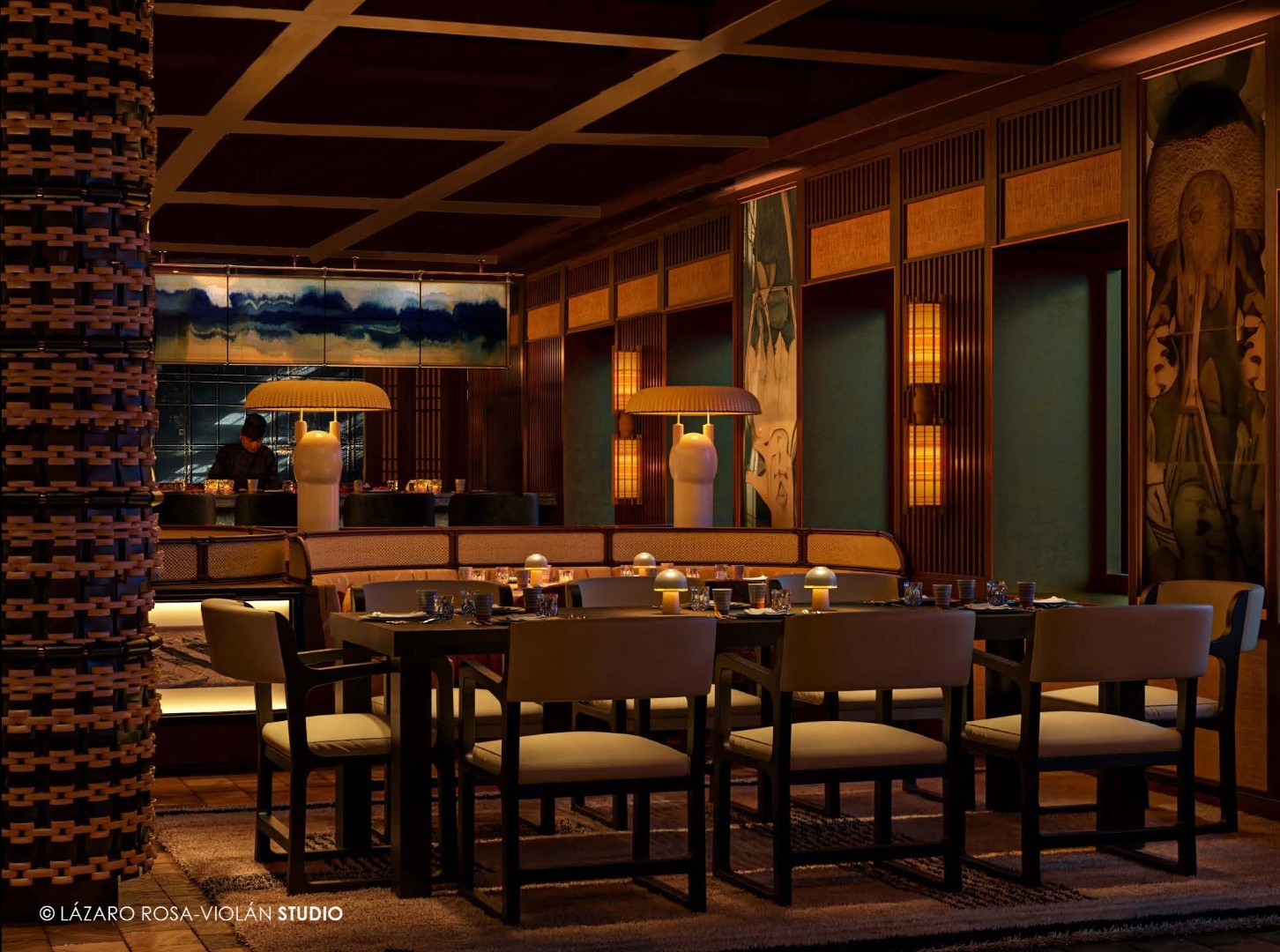 Sushi Club dining room