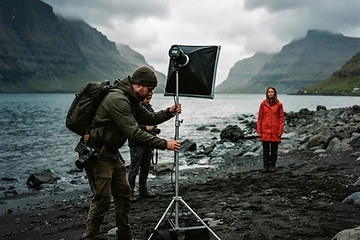 Iceland — setting the light
