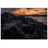 Past expedition frame from Hashima (Gunkanjima) — Nagasaki, Japan, frame 2